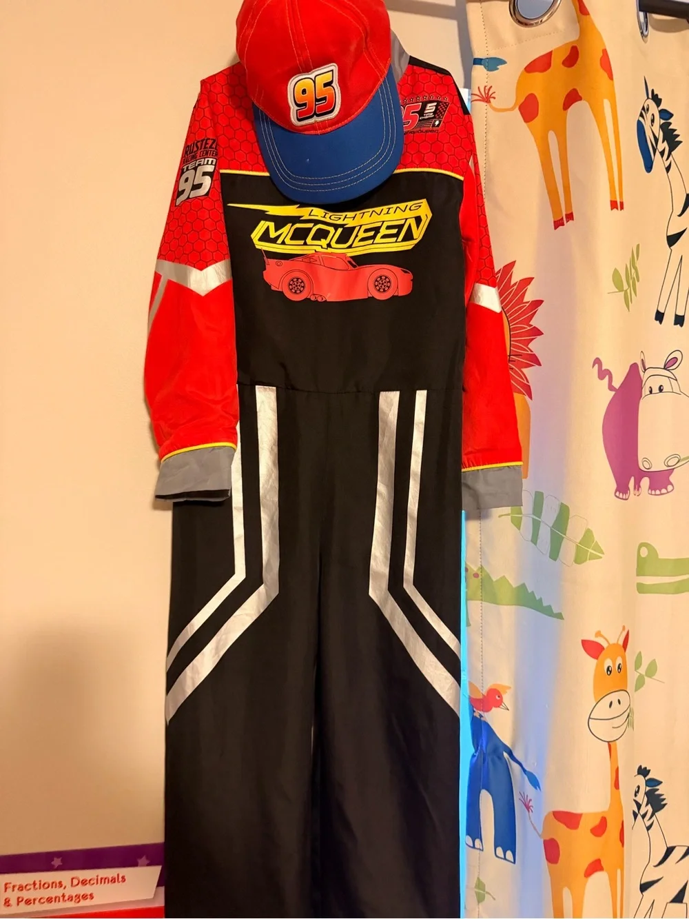 Lightning McQueen Kids Racing Costume - Red & Black